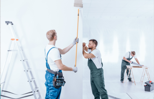 1. interior painting & wall finishing